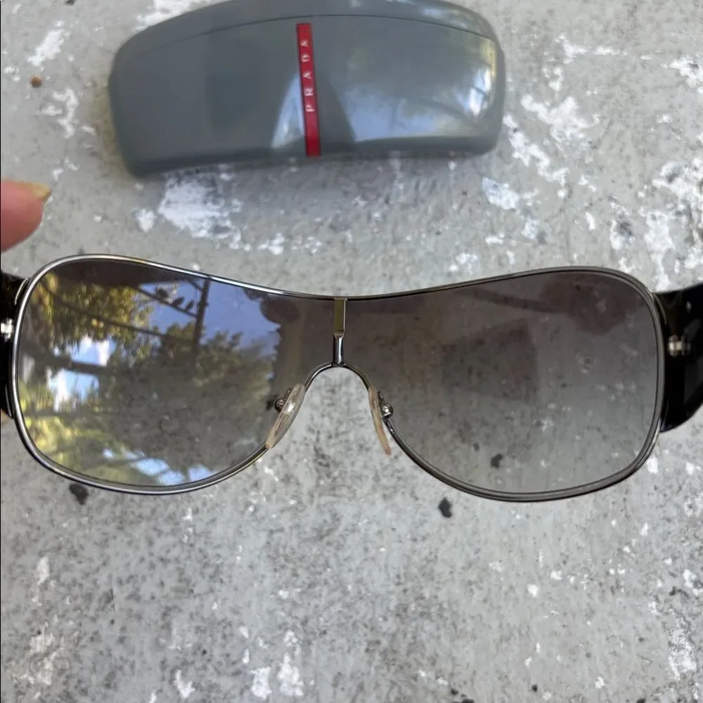 Prada unisex shield sunglasses